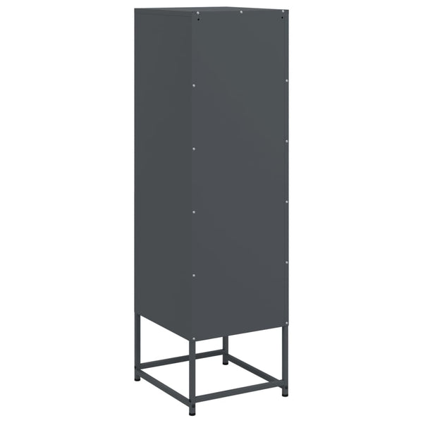 Antrasiitti kaappi Egevit 36x39x123cm (teräs)