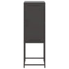 Schwarzer Schrank Johannes 36x39x107cm (Stahl)