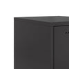 Schwarzer Schrank Johannes 36x39x107cm (Stahl)