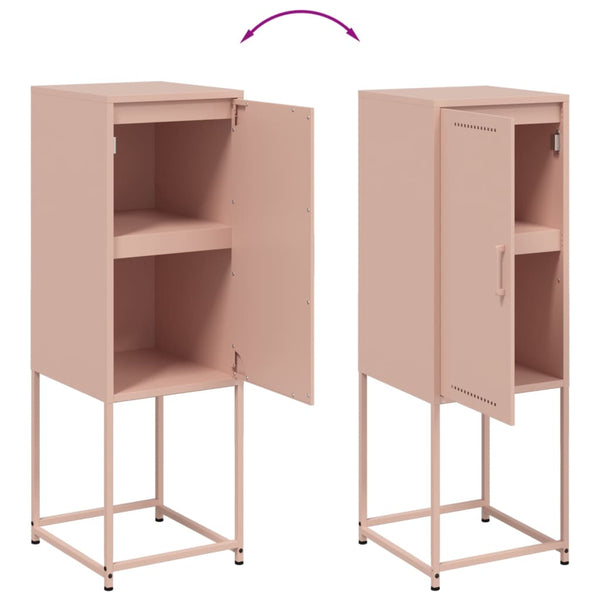 Rosa Schrank Johannes 36x39x107cm (Stahl)