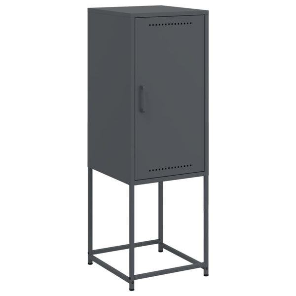 Anthrazitfarbener Schrank Johannes 36x39x107cm (Stahl)