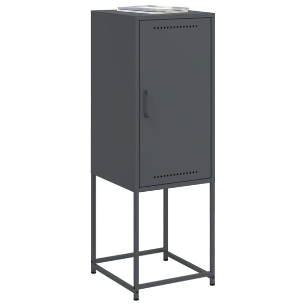 Anthrazitfarbener Schrank Johannes 36x39x107cm (Stahl)