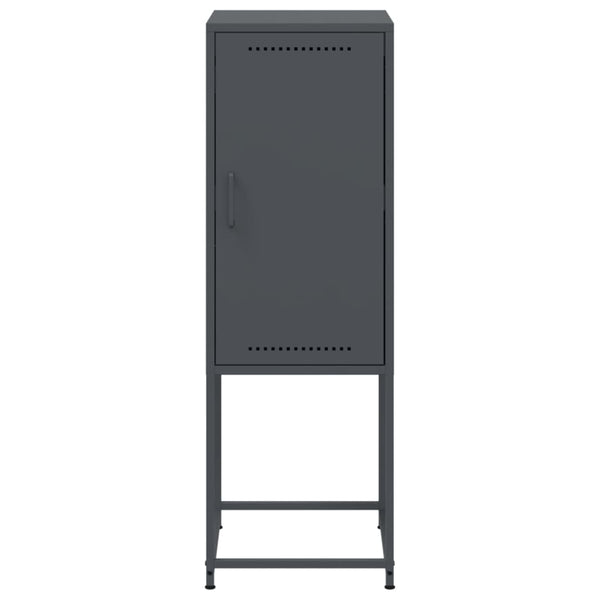 Anthrazitfarbener Schrank Johannes 36x39x107cm (Stahl)