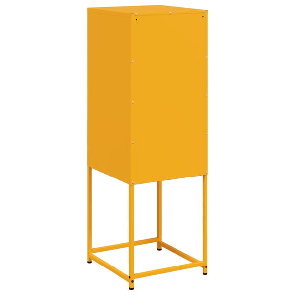 Sinapinkeltainen kaappi Johannes 36x39x107cm (teräs)