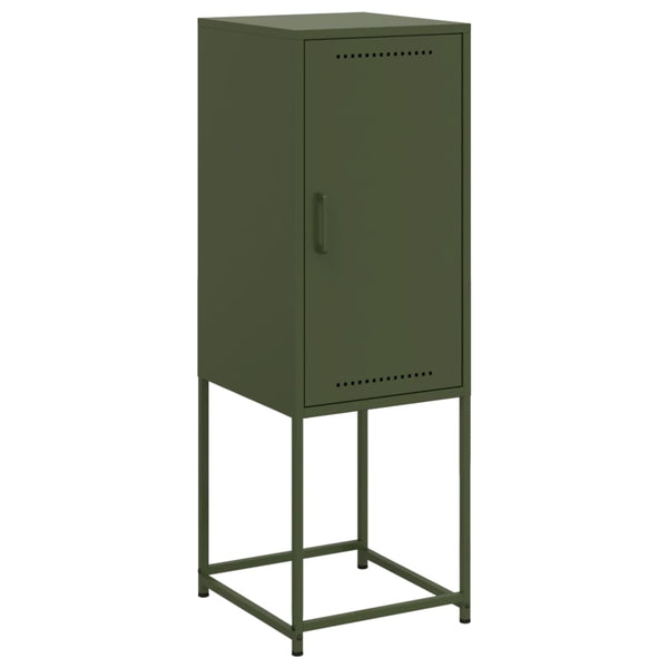 Olivgrüner Schrank Johannes 36x39x107cm (Stahl)