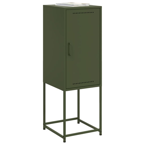 Olivgrüner Schrank Johannes 36x39x107cm (Stahl)