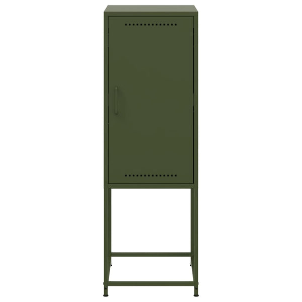 Olivgrüner Schrank Johannes 36x39x107cm (Stahl)