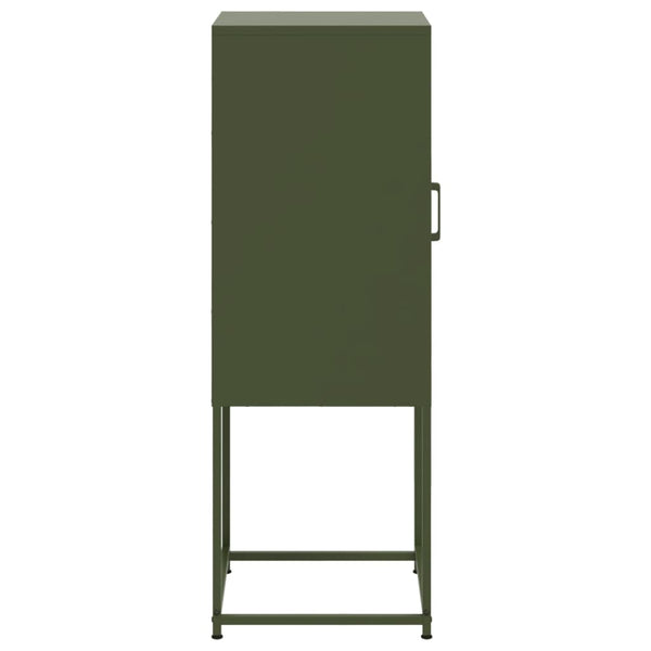 Olivgrüner Schrank Johannes 36x39x107cm (Stahl)