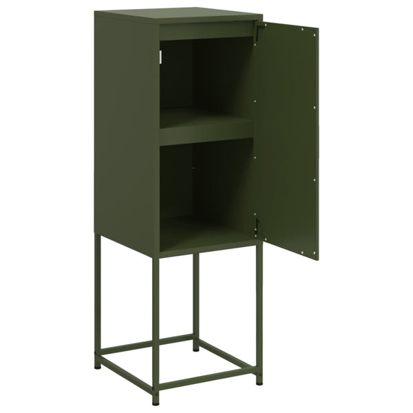 Olivgrüner Schrank Johannes 36x39x107cm (Stahl)