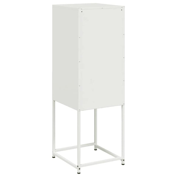 Valkoinen kaappi Johannes 36x39x107cm (teräs)