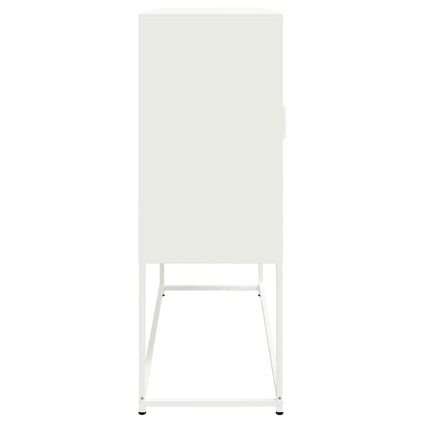 Valkoinen kaappi Iliaz 100,5x39x107cm (teräs)