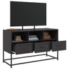 Schwarzer TV-Schrank Artemidor 100,5x39x60,5cm (Stahl)