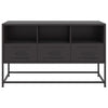 Schwarzer TV-Schrank Artemidor 100,5x39x60,5cm (Stahl)
