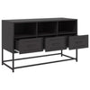 Schwarzer TV-Schrank Artemidor 100,5x39x60,5cm (Stahl)
