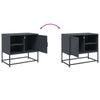 Pinkfarbener TV-Ständer Artemidor 100,5x39x60,5cm (Stahl)