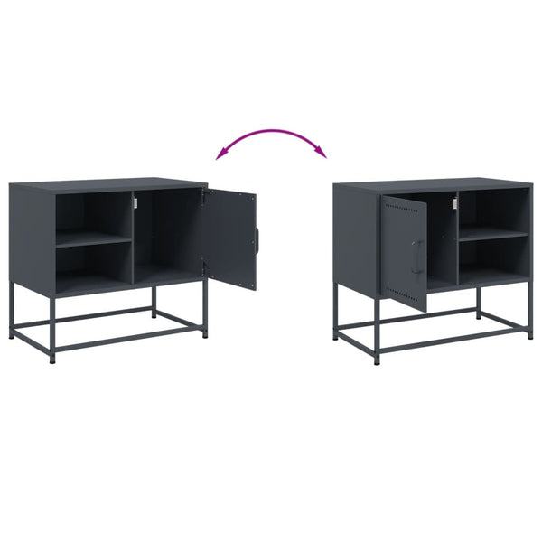 Pinkfarbener TV-Ständer Artemidor 100,5x39x60,5cm (Stahl)