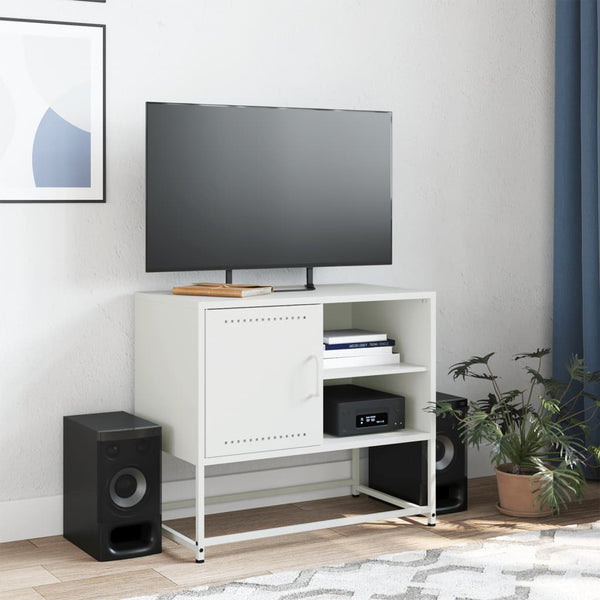 Olivgrüner TV-Schrank Artemidor 100,5x39x60,5cm (Stahl)