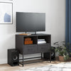 Schwarzer TV-Ständer Vacariu 68x39x60,5cm (Stahl)