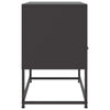 Schwarzer TV-Ständer Vacariu 68x39x60,5cm (Stahl)