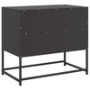 Schwarzer TV-Ständer Vacariu 68x39x60,5cm (Stahl)
