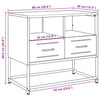TV-Möbel Vacariu Olivgrün 68x39x60,5cm (Stahl)