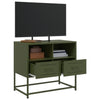 TV-Möbel Vacariu Olivgrün 68x39x60,5cm (Stahl)