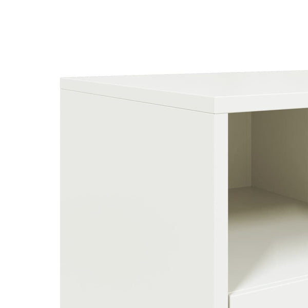 Valkoinen tv-taso Vacariu 68x39x60,5cm (teräs)