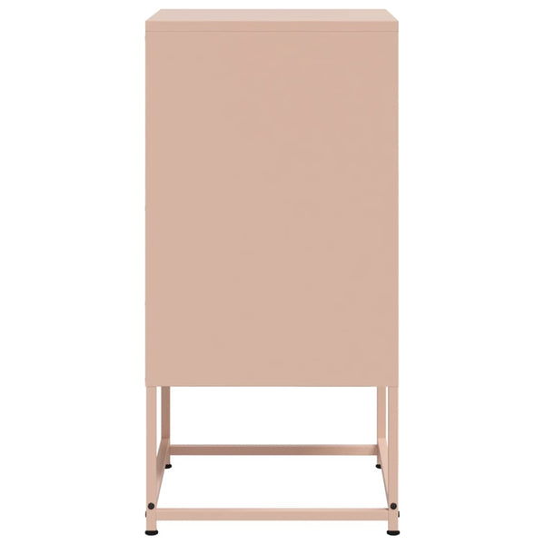 Pinkki yöpöytä Calistrata 36x39x78cm (teräs)