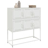Weißes Sideboard Glinda 100,5x39x107cm (kaltgewalzter Stahl)