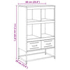 Olivgrüner Schrank Fiona 68,5x39x111,5cm (kaltgewalzter Stahl)