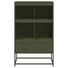 Olivgrüner Schrank Fiona 68,5x39x111,5cm (kaltgewalzter Stahl)