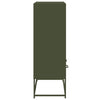 Olivgrüner Schrank Fiona 68,5x39x111,5cm (kaltgewalzter Stahl)