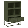 Olivgrüner Schrank Fiona 68,5x39x111,5cm (kaltgewalzter Stahl)