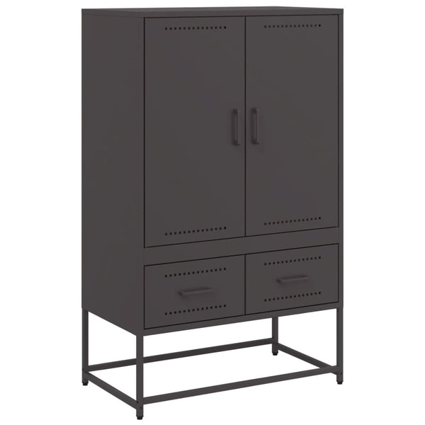 Musta kaappi Tamie 68x39x111,5cm (kylmävalssattu teräs)