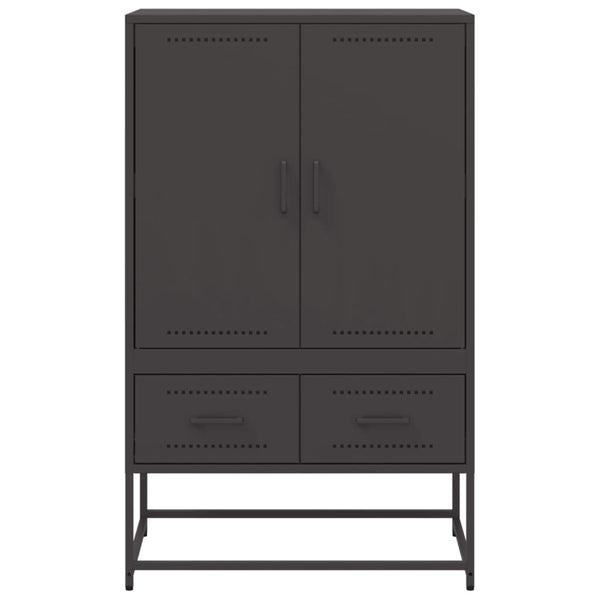 Musta kaappi Tamie 68x39x111,5cm (kylmävalssattu teräs)