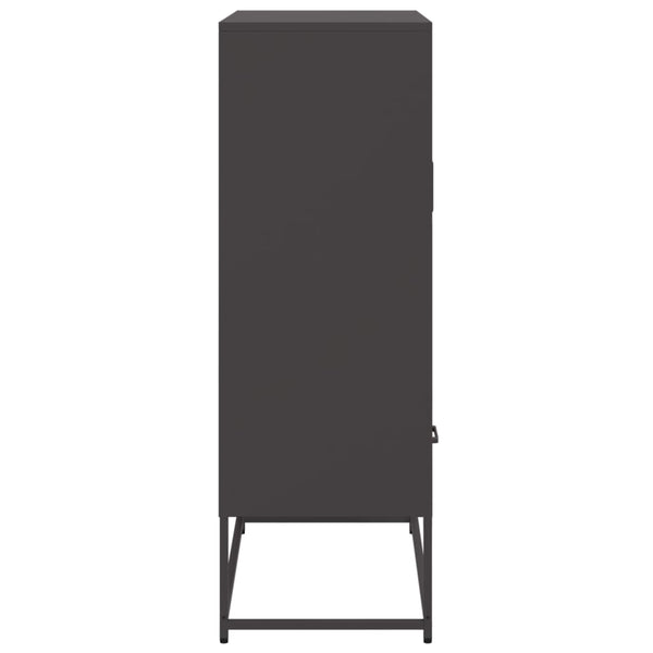 Musta kaappi Tamie 68x39x111,5cm (kylmävalssattu teräs)