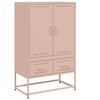 Pinkfarbener Schrank Tamie 68x39x111,5cm (kaltgewalzter Stahl)