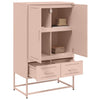 Pinkfarbener Schrank Tamie 68x39x111,5cm (kaltgewalzter Stahl)