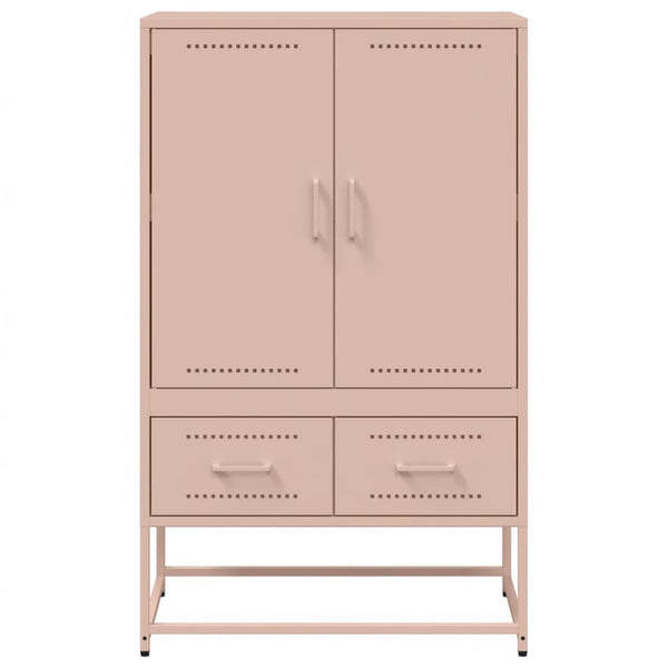 Pinkfarbener Schrank Tamie 68x39x111,5cm (kaltgewalzter Stahl)