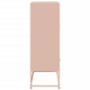 Pinkfarbener Schrank Tamie 68x39x111,5cm (kaltgewalzter Stahl)
