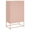 Pinkfarbener Schrank Tamie 68x39x111,5cm (kaltgewalzter Stahl)