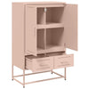 Pinkfarbener Schrank Tamie 68x39x111,5cm (kaltgewalzter Stahl)