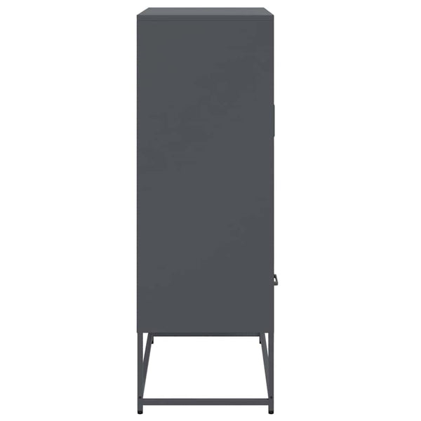 Antrasiitti kaappi Tamie 68x39x111,5cm (kylmävalssattu teräs)