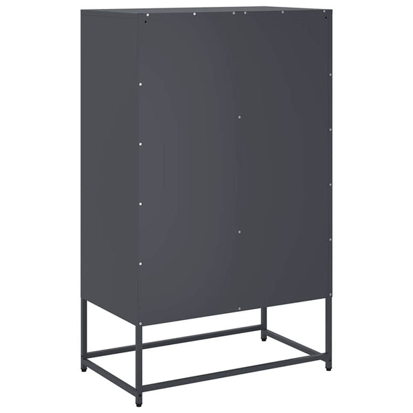 Antrasiitti kaappi Tamie 68x39x111,5cm (kylmävalssattu teräs)