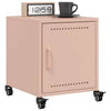 Pinkfarbener Nachttisch Hai 36x38,5x43,5cm (Stahl)