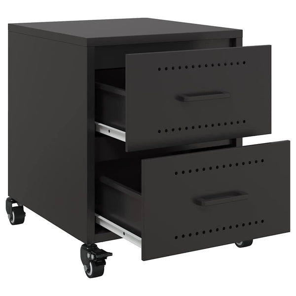 Musta yöpöytä Farauanu 36x39x43,5cm (teräs)