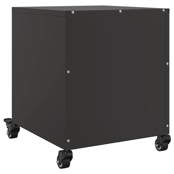 Schwarze Nachttische Farauanu 36x39x43,5cm (2 St., Stahl)