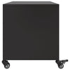 Schwarzes TV-Möbel Cristna 68x39x43,5cm (kaltgewalzter Stahl)