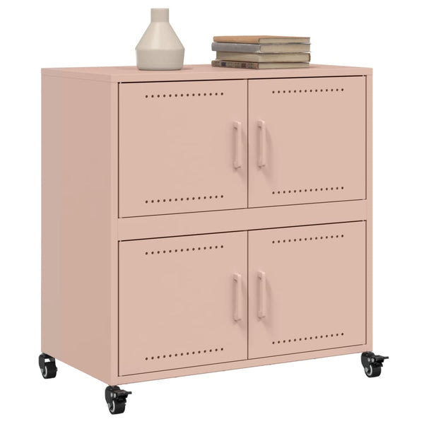 Pinkki senkki Catiusa 68,5x39x72cm (kylmävalssattu teräs)