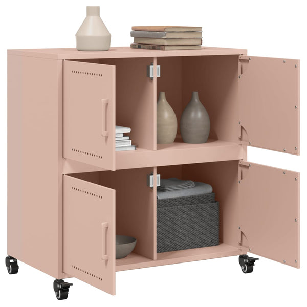 Pinkki senkki Catiusa 68,5x39x72cm (kylmävalssattu teräs)